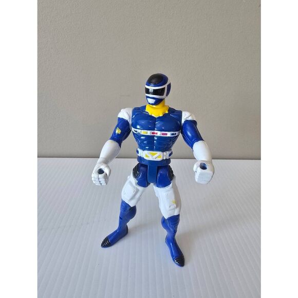 Mighty Morphin Power Rangers in Space Blue Battlized Ranger - Picture 1 of 6